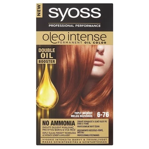 Syoss Oleo Intense permanentná farba na vlasy s olejom odtieň 6-76 Warm Copper