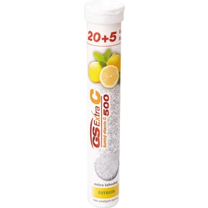 GS Extra C 500 šumivý citrón tbl eff 20+5 navyše