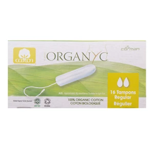 Organyc  Menstruační tampony z biobavlny REGULAR 16 ks