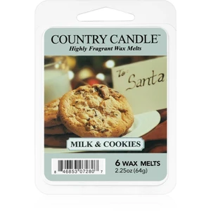Country Candle Milk & Cookies vosk do aromalampy 64 g