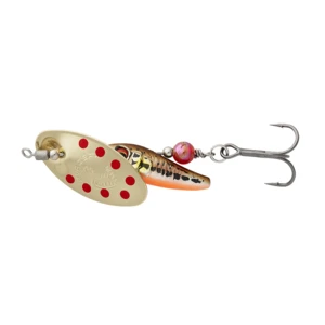 Savage gear třpytka sticklebait spinner minnow gold red - 1 4,5 g