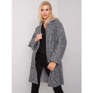 Coat grey Och Bella BI-21715. R03