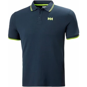 Helly Hansen Men's Kos Quick-Dry Polo Navy/Lime Stripe S