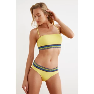 Trendyol Bikini Bottom - Yellow - Colorblock