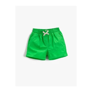 Koton Girls' Green/750 Shorts & Bermuda