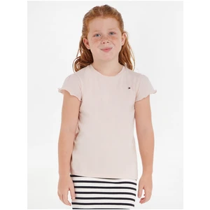 Light pink girly T-shirt Tommy Hilfiger - Girls