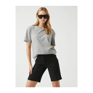 Koton Oversized Crew Neck Short Sleeved T-Shirt