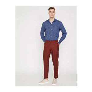 Koton Men's Red Pocket Detailed Trousers