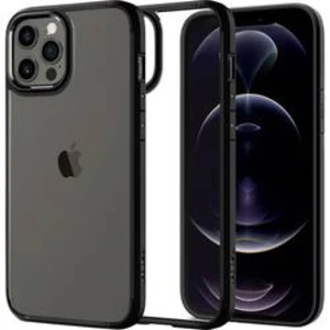 Ochranný kryt Spigen Ultra Hybrid pro Apple iPhone 12/12 Pro, černá