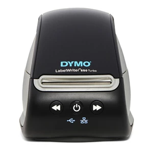 Tiskárna štítků termální s přímým tiskem DYMO Labelwriter 550 Turbo, Šířka etikety (max.): 61 mm, USB