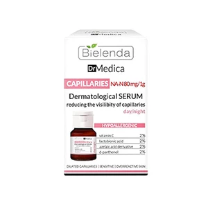 Bielenda Dermatologické pleťové sérum proti zarudnutí pleti Dr. Medica Capillaries (Dermatologic Anti-Redness Face Serum) 30 ml