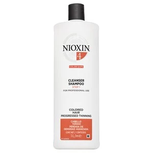Nioxin Čisticí šampon pro jemné barvené výrazně řídnoucí vlasy System 4 (Shampoo Cleanser System 4) 1000 ml