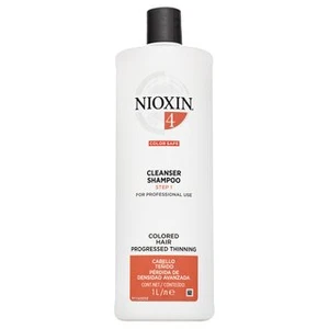 Nioxin System 4 Color Safe Cleanser Shampoo jemný šampón pro farbené a poškodené vlasy 1000 ml