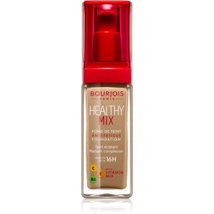 Bourjois Healthy Mix rozjasňující hydratační make-up 16h odstín 58 Caramel 30 ml