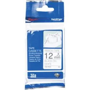 Brother TZ-R231 / TZE-R231, 12mm x 4m, černý tisk / bílý podklad, originální páska