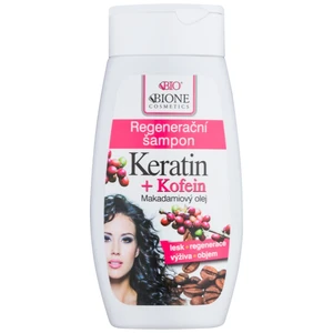 Bione Cosmetics Keratin Kofein regeneračný šampón 260 ml