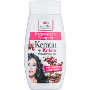 Bione Cosmetics Keratin Kofein regenerační šampon 260 ml