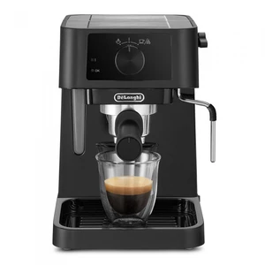Espresso DeLonghi Stilosa EC 230.BK čierne pákový kávovar • tlak čerpadla 15 bar • parná tryska • pripravíte espresso, cappuccino, latte • odnímateľná