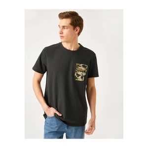 Koton Standard Fit Camouflage Print T-Shirt