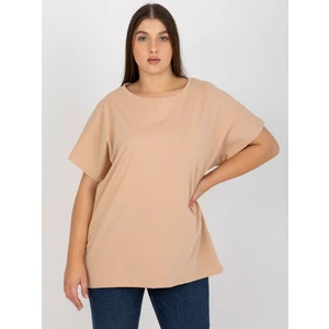 Dámské tričko Plus Size Basic Crew Neck