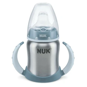 NUK Learner Cup Stainless Steel tréningový hrnček Blue 125 ml