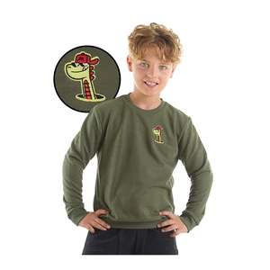 Denokids Sweatshirt - Khaki - Regular fit