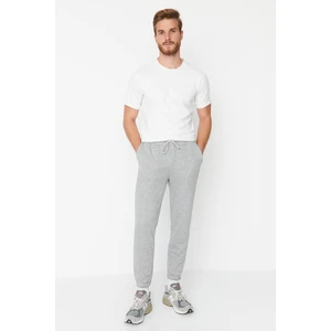 Trendyol Gray Melange Men Regular Fit Sweatpants