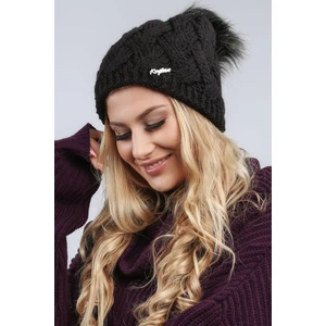 Black winter cap