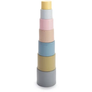 Dantoy Tiny Bio Stacking Tower stohovací kelímky 10 m+ 7 ks