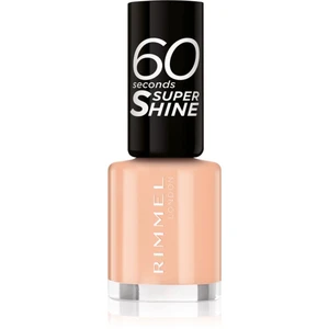 Rimmel 60 Seconds Super Shine lak na nechty odtieň 401 Nude Nostalgia 8 ml