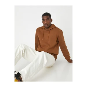 Koton Sweatshirt - Brown - Relaxed fit