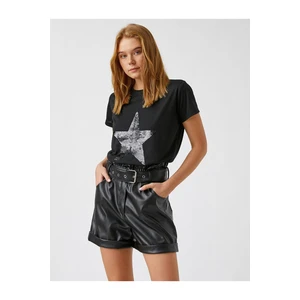 Koton T-Shirt - Black - Regular fit