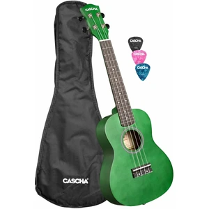 Cascha CUC104 Linden Koncertní ukulele Green