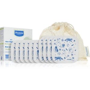 Mustela ECO Reusable & Washable Wipes čisticí ubrousky pro děti od narození 10 ks