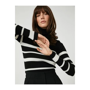 Koton Knitwear Turtleneck Sweater Slim Fit