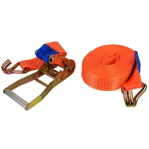 Popruh upínací s ERGO ráčnou a hákem, 2m/2T/40mm