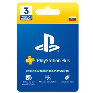 PlayStation Plus predplatné na 90 dní SK