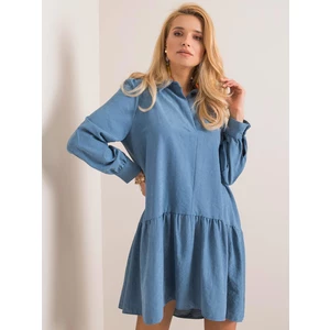 Blue oversize dress