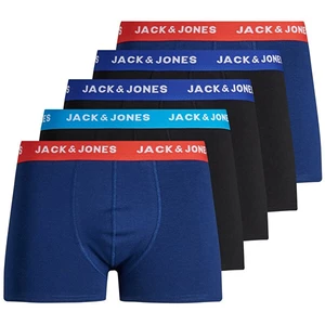 5PACK men's boxers Jack and Jones multicolored (12144536)