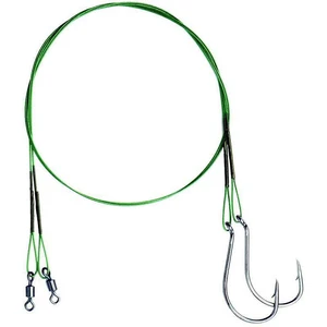 Mivardi Wire Leader With Swivel And Single Hook 9 kg 2 Pcs