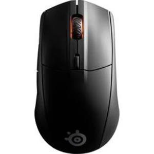 Optická herní myš Steelseries Rival 3 Wireless 62521, s podsvícením, ergonomická, integrovaný scrollpad, černá