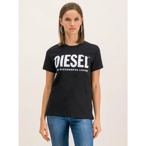 Tričko Diesel T-Sily-Wx T-Shirt - Černá - Xs