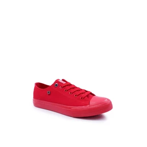 Men's Classic Low Sneakers BIG STAR AA174007 Red