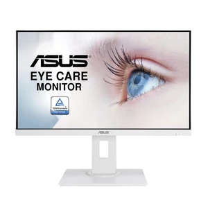 LED monitor Asus VA24DQLB-W, 60.5 cm (23.8 palec),1920 x 1080 Pixel 5 ms, IPS LED HDMI™, USB 2.0, DisplayPort, VGA, na sluchátka (jack 3,5 mm)
