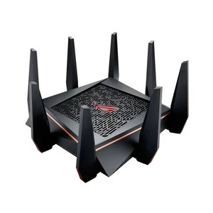 Router Asus ROG Rapture GT-AC5300 - AC5300 (90IG03S1-BN2G00) čierny Wi-Fi router • štandard Wi-Fi 802.11a/b/g/n/ac • IPv4, IPv6 • 3 pásma (2,4 GHz a 2
