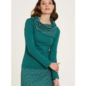 Green T-shirt with Tranquillo collar - Women