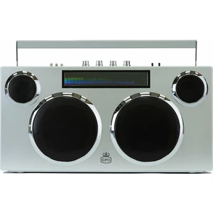 GPO Retro Manhattan - Boombox Stereo Argent