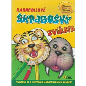 Zvířata - Karnevalové škrabošky [Kreativita, Výtvarné Potřeby]