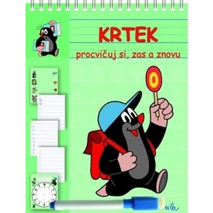 Stíratelné listy Procvičuj si zas a znovu Krtek 2 [Papírenské zboží]