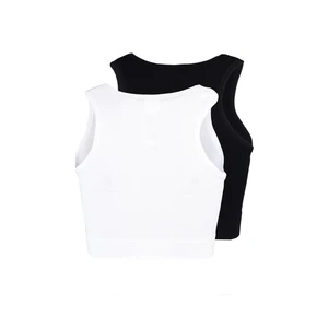 Trendyol Black-White 2-pack Weightlifting Neck Seamless Sports Bra